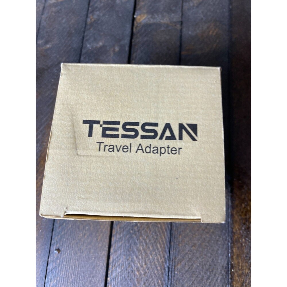 TESSAN US To India Type D Travel Adapter W/Type B Outlet & 2 USB C Ports